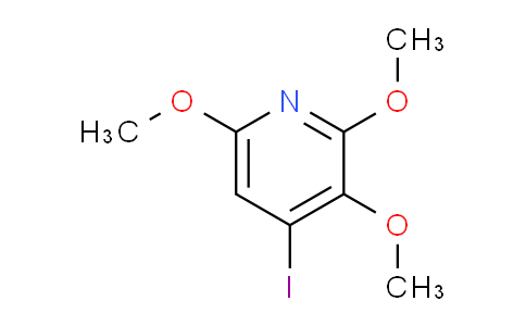 CAS No. 1364917-18-9, 4-Iodo-2,3,6-trimethoxypyridine