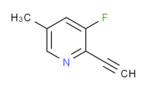 CAS No. 1372103-91-7, 2-Ethynyl-3-fluoro-5-methylpyridine