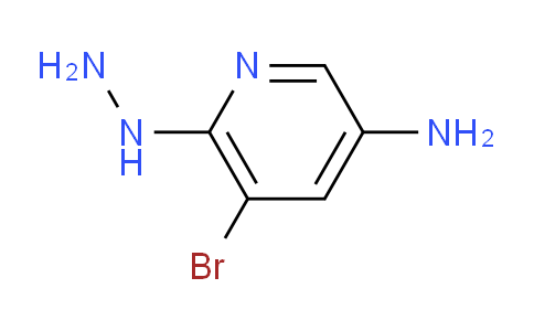 CAS No. 1373232-99-5, 5-Bromo-6-hydrazinylpyridin-3-amine