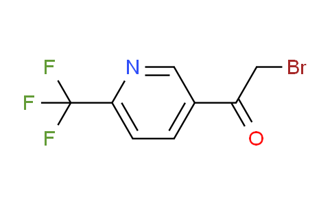 CAS No. 1379332-23-6, 2-Bromo-1-(6-(trifluoromethyl)pyridin-3-yl)ethanone