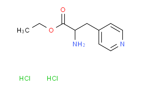 CAS No. 1384427-38-6, Ethyl 2-amino-3-(pyridin-4-yl)propanoate DiHCl