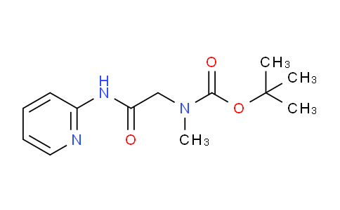 CAS No. 1390528-35-4, tert-Butyl N-methyl-N-{[(pyridin-2-yl)carbamoyl]methyl}carbamate