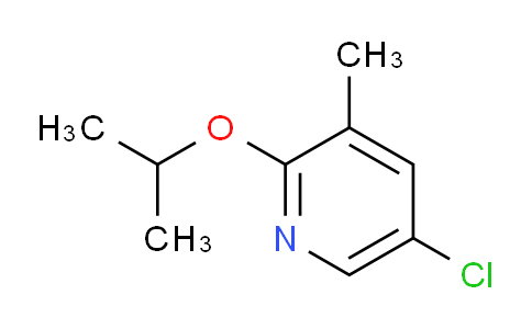 CAS No. 1394976-13-6, 5-Chloro-3-methyl-2-(propan-2-yloxy)pyridine