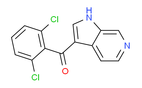 CAS No. 1415122-52-9, (2,6-Dichlorophenyl)(1h-pyrrolo[2,3-c]pyridin-3-yl)methanone