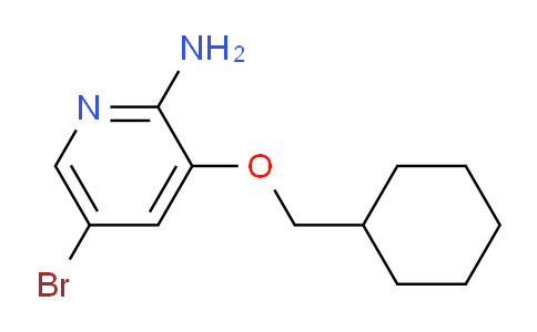 CAS No. 1415500-88-7, 5-Bromo-3-cyclohexylmethoxy-pyridin-2-ylamine