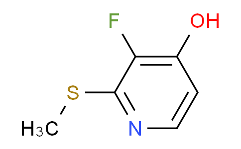 CAS No. 1420034-41-8, 3-Fluoro-4-hydroxy-2-(thiomethyl)pyridine