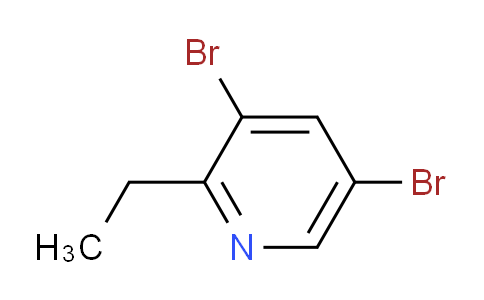 CAS No. 142337-93-7, 3,5-Dibromo-2-ethylpyridine