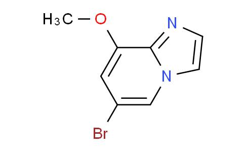 CAS No. 1427424-35-8, 6-Bromo-8-methoxyimidazo[1,2-a]pyridine