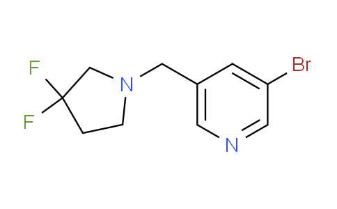 CAS No. 1428065-38-6, 3-Bromo-5-((3,3-difluoropyrrolidin-1-yl)methyl)pyridine