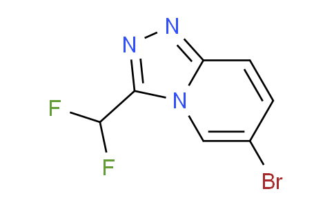 CAS No. 1428532-79-9, 6-Bromo-3-(difluoromethyl)-[1,2,4]triazolo[4,3-a]pyridine