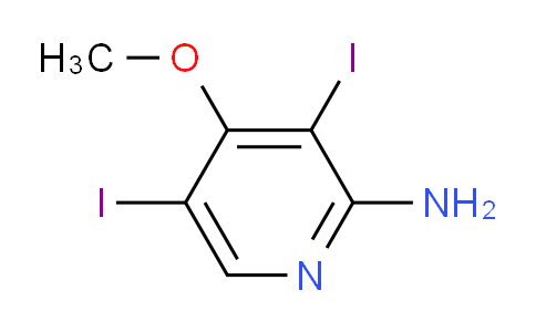 CAS No. 1436751-92-6, 3,5-Diiodo-4-methoxy-pyridin-2-ylamine