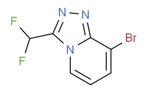 CAS No. 1440512-65-1, 8-Bromo-3-(difluoromethyl)-[1,2,4]triazolo[4,3-a]pyridine