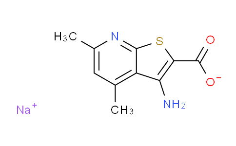 CAS No. 144254-93-3, Sodium 3-amino-4,6-dimethylthieno[2,3-b]pyridine-2-carboxylate