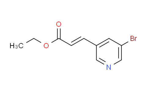 CAS No. 145743-88-0, Ethyl (2E)-3-(5-bromopyridin-3-yl)prop-2-enoate