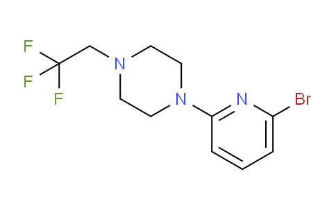 CAS No. 1486426-73-6, 1-(6-Bromopyridin-2-yl)-4-(2,2,2-trifluoroethyl)piperazine