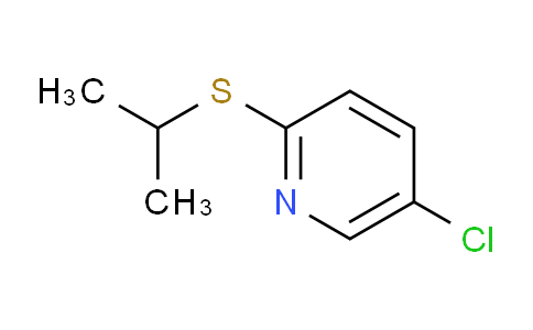 CAS No. 1489477-17-9, 5-Chloro-2-(propan-2-ylsulfanyl)pyridine