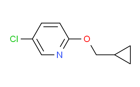 CAS No. 1489543-49-8, 5-Chloro-2-(cyclopropylmethoxy)pyridine