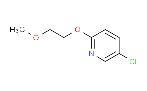 CAS No. 1493751-61-3, 5-Chloro-2-(2-methoxyethoxy)pyridine