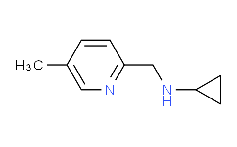 CAS No. 1505926-86-2, N-[(5-Methylpyridin-2-yl)methyl]cyclopropanamine