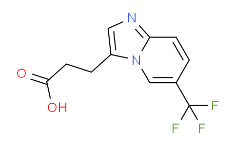 CAS No. 1540463-21-5, 6-(Trifluoromethyl)imidazo[1,2-a]pyridine-3-propanoic acid