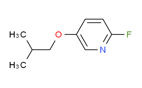 CAS No. 1544989-30-1, 2-Fluoro-5-(2-methylpropoxy)pyridine