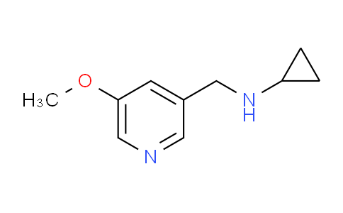 CAS No. 1545091-51-7, Cyclopropyl-(5-methoxy-pyridin-3-ylmethyl)-amine