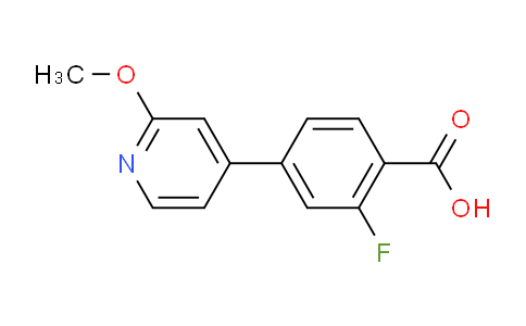 CAS No. 1550953-75-7, 2-Fluoro-4-(2-methoxypyridin-4-yl)benzoic acid