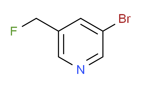 CAS No. 1552638-59-1, 3-Bromo-5-(fluoromethyl)pyridine