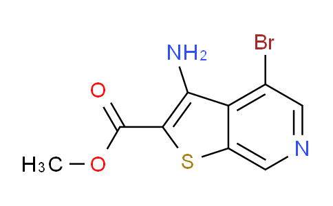 CAS No. 1572518-01-4, Methyl 3-amino-4-bromothieno[2,3-c]pyridine-2-carboxylate