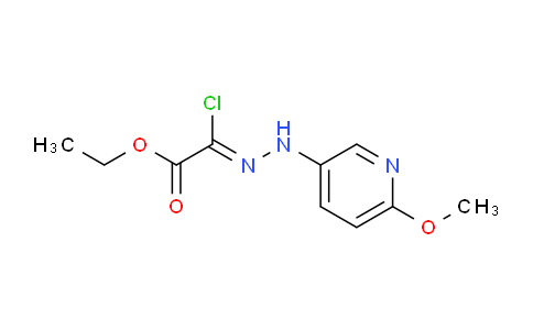 CAS No. 1579955-32-0, Ethyl (2Z)-2-Chloro-2-[2-(6-methoxypyridin-3-yl)hydrazin-1-ylidene]acetate