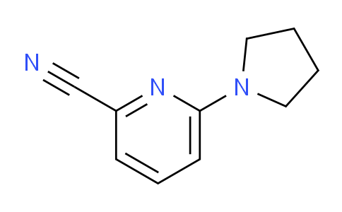 CAS No. 160017-13-0, 6-Pyrrolidin-1-ylpyridine-2-carbonitrile