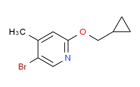 CAS No. 1600268-01-6, 5-Bromo-2-cyclopropylmethoxy-4-methyl-pyridine