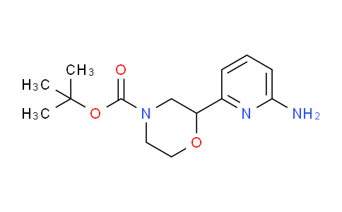 CAS No. 1622835-59-9, N-Boc-2-(6-amino-2-pyridinyl)morpholine
