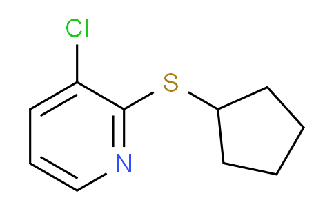 CAS No. 1623886-01-0, 3-Chloro-2-cyclopentylsulfanyl-pyridine