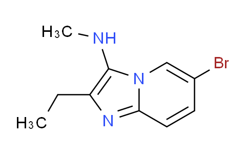 CAS No. 1628264-05-0, 6-Bromo-2-ethyl-n-methylimidazo[1,2-a]pyridin-3-amine