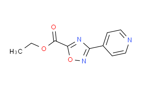 CAS No. 163719-80-0, Ethyl 3-pyridin-4-yl-1,2,4-oxadiazole-5-carboxylate
