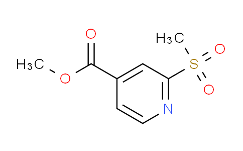 CAS No. 1637781-26-0, methyl 2-methanesulfonylpyridine-4-carboxylate