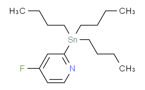 CAS No. 1684422-75-0, 4-Fluoro-2-(tributylstannyl)pyridine