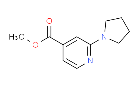 CAS No. 1692717-97-7, methyl 2-(pyrrolidin-1-yl)pyridine-4-carboxylate