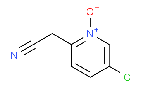 CAS No. 1706463-17-3, 5-Chloro-2-(cyanomethyl)pyridine 1-oxide