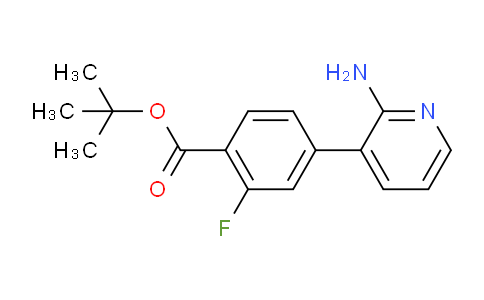 CAS No. 1715033-51-4, tert-Butyl 4-(2-aminopyridin-3-yl)-2-fluorobenzoate