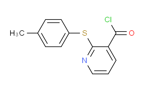 CAS No. 175135-78-1, 2-[(4-Methylphenyl)thio]pyridine-3-carbonyl chloride