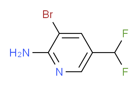 CAS No. 1803571-23-4, 3-Bromo-5-(difluoromethyl)pyridin-2-amine