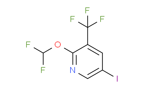 CAS No. 1803729-60-3, 2-(Difluoromethoxy)-5-iodo-3-(trifluoromethyl)pyridine