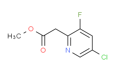 CAS No. 1804879-61-5, methyl 2-(5-chloro-3-fluoropyridin-2-yl)acetate