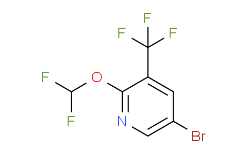CAS No. 1804896-67-0, 5-Bromo-2-(difluoromethoxy)-3-(trifluoromethyl)pyridine