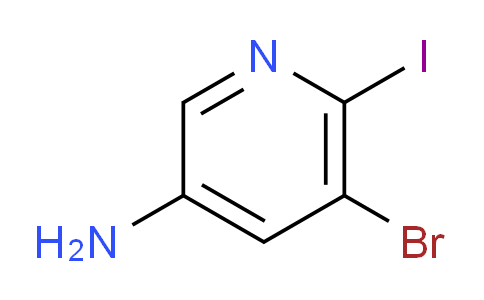 CAS No. 1805476-24-7, 5-Bromo-6-iodo-pyridin-3-ylamine