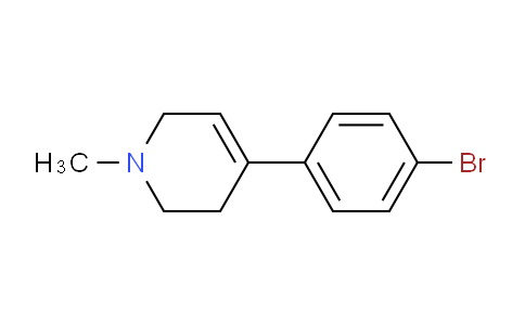 CAS No. 180912-08-7, 4-(4-Bromophenyl)-1-methyl-3,6-dihydro-2H-pyridine