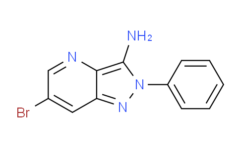 CAS No. 1811512-33-0, 6-Bromo-2-phenyl-2h-pyrazolo[4,3-b]pyridin-3-amine