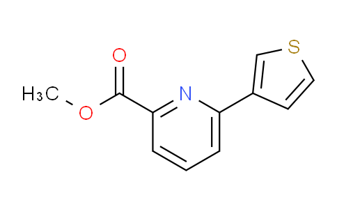 CAS No. 1820608-45-4, methyl 6-(thiophen-3-yl)pyridine-2-carboxylate